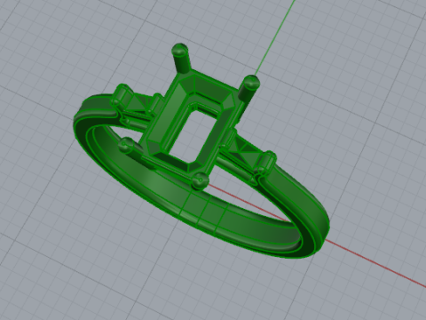 460 Ring 3D Baskı Modeli