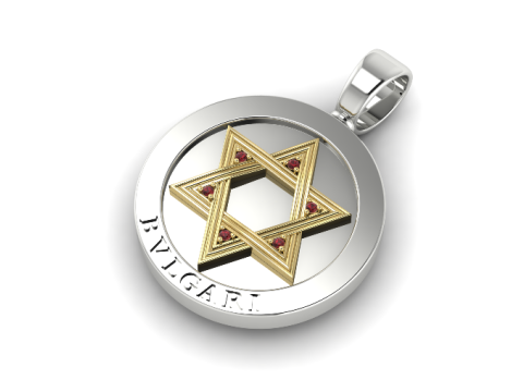 461 Pendant with zodiac sign leo 3Dプリントモデル