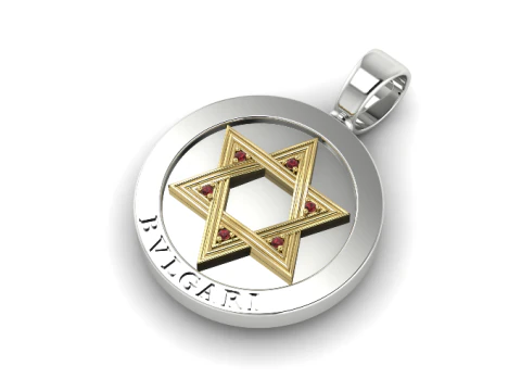 461 Pendant with zodiac sign leo 3D Print Model