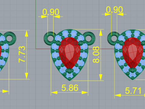 462 Pendants 3D Print Model