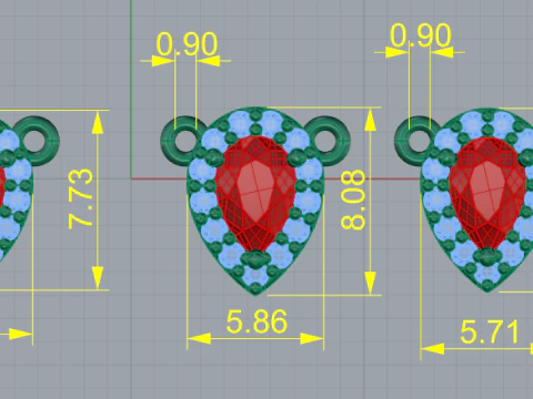 462 Pendants 3D Print Model