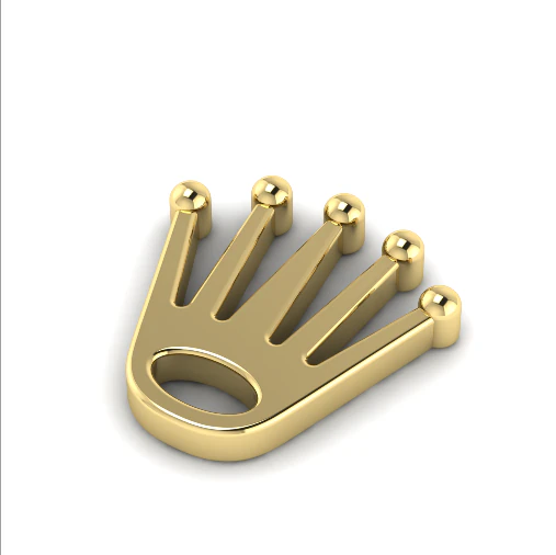 654 Crown 3D Print Model .c4d .max .obj .3ds .fbx .stl .blend 