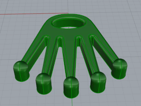 654 Crown 3D Print Model