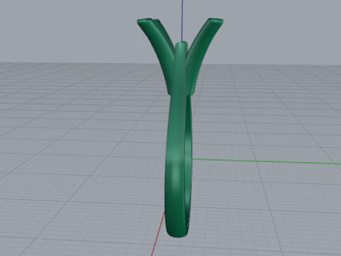 657 Ring for women 3D Print Model