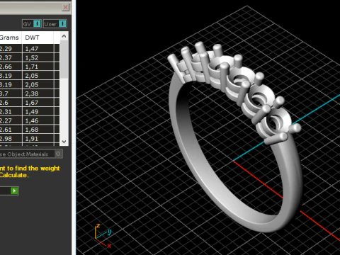 664 Ring 3D Print Model