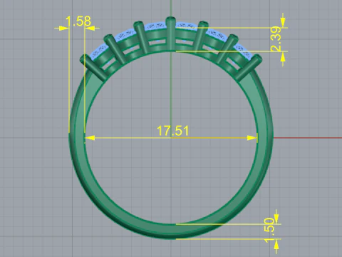 664 Ring 3D Print Model