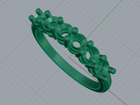 664 Ring 3D Print Model