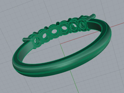 664 Ring 3D Print Model