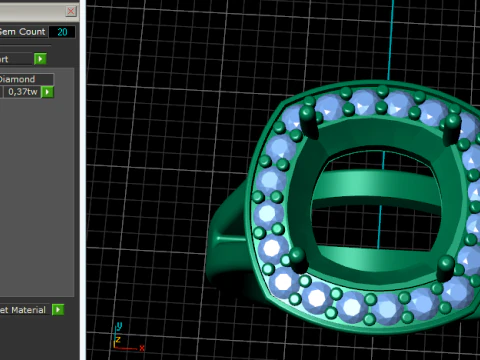 669 ring 3D Print Model