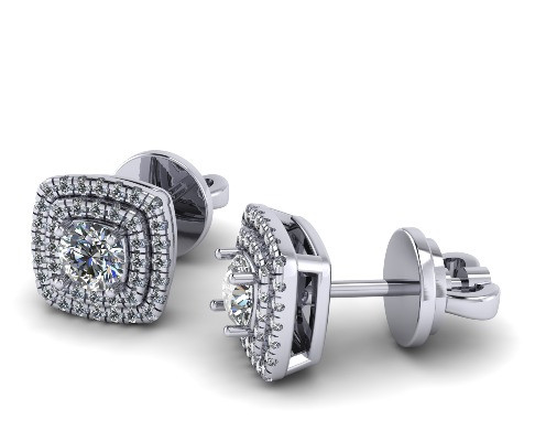 674 Earrings 3D Baskı Modeli .c4d .max .obj .3ds .fbx .stl .blend