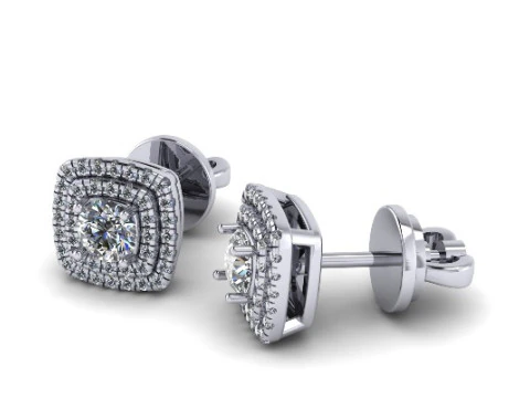 674 耳环 3D 打印模型