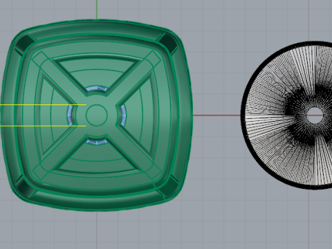 674 Earrings 3D Baskı Modeli