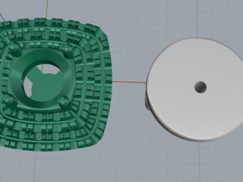 674 Earrings 3D Baskı Modeli