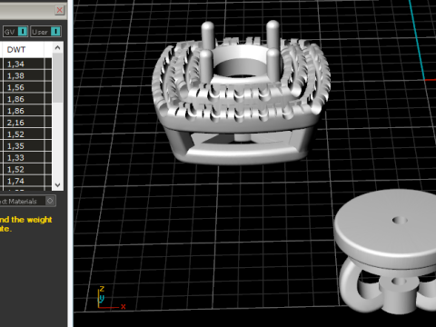 674 Earrings 3D Baskı Modeli