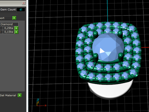 674 Earrings 3D Baskı Modeli
