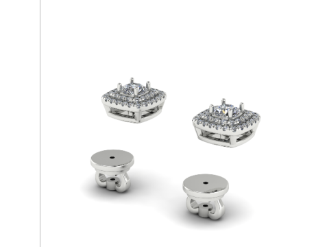 674 Earrings 3D Baskı Modeli