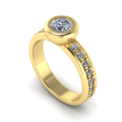 675 Ring 3D Print Model .c4d .max .obj .3ds .fbx .stl .blend 