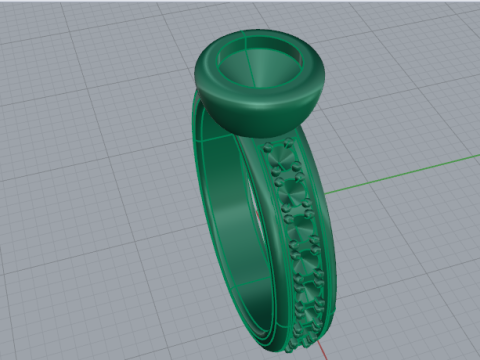 675 Ring 3D 프린트 모델