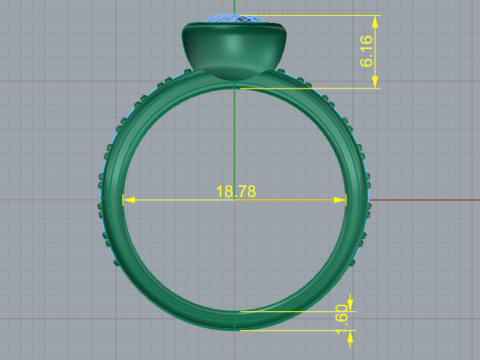 675 Ring 3D 프린트 모델