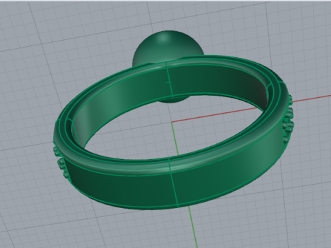 675 Ring 3D 프린트 모델