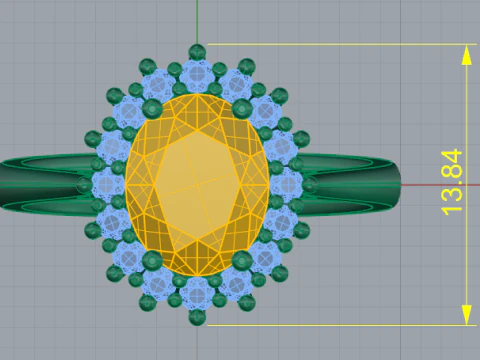 676 Ring 3D Print Model
