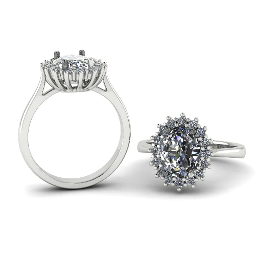 676 Ring 3D Print Model .c4d .max .obj .3ds .fbx .stl .blend 