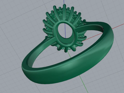 676 Ring 3D Print Model