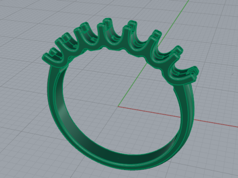 677 Ring Modello di stampa 3D