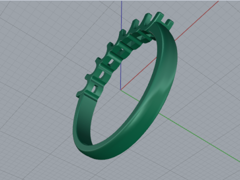 677 Ring Modello di stampa 3D