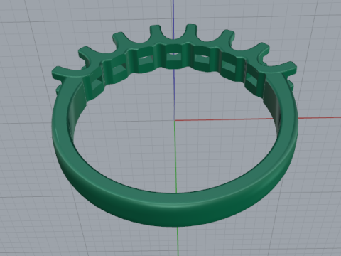 678 Ring Modelo de impresión 3D
