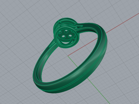 679 Ring 3Dプリントモデル