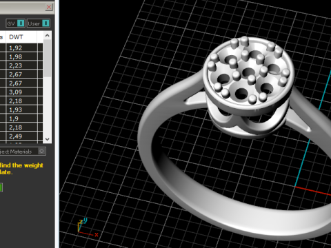 679 Ring 3Dプリントモデル