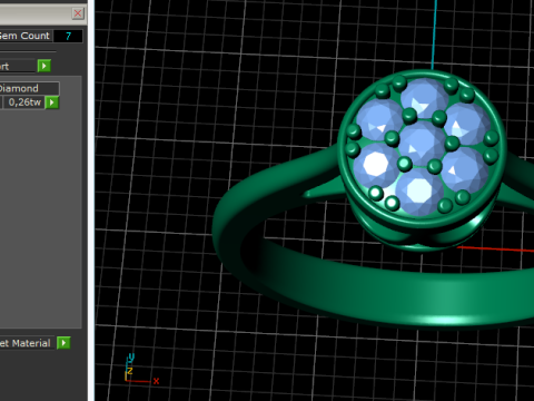 679 Ring 3Dプリントモデル
