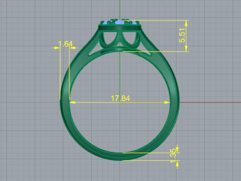 679 Ring 3D Print Model
