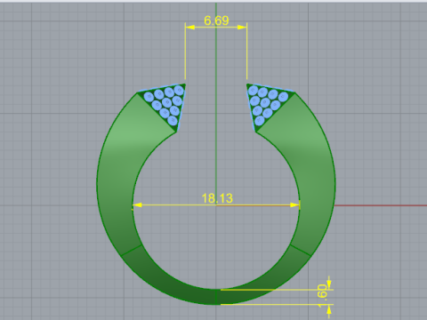 682 Ring Modello di stampa 3D