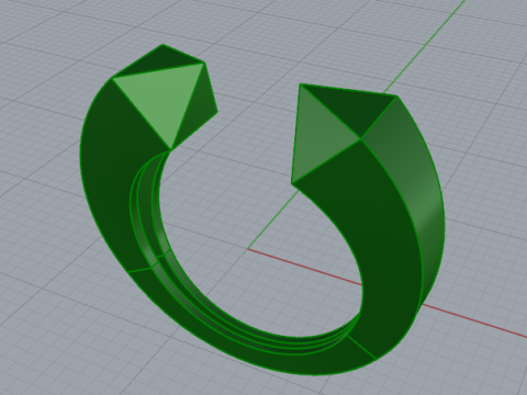 683 Ring 3D 프린트 모델