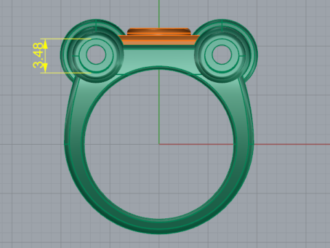 684 Ring 3D प्रिंट मॉडल