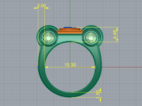 684 Ring 3D प्रिंट मॉडल