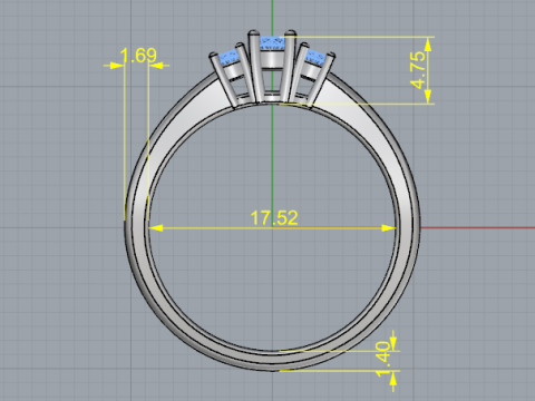 685 Ring 3D-Druckmodell