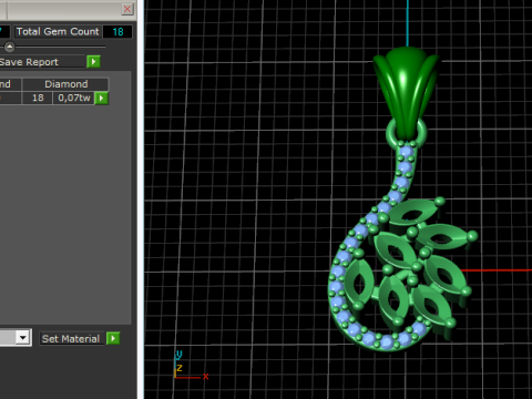 688 Pendant 3D Print Model