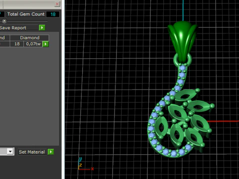 688 Pendant 3D Print Model