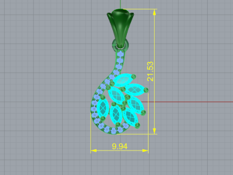 688 Pendant 3D Print Model