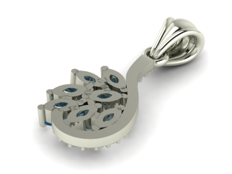 688 Pendant 3D Print Model