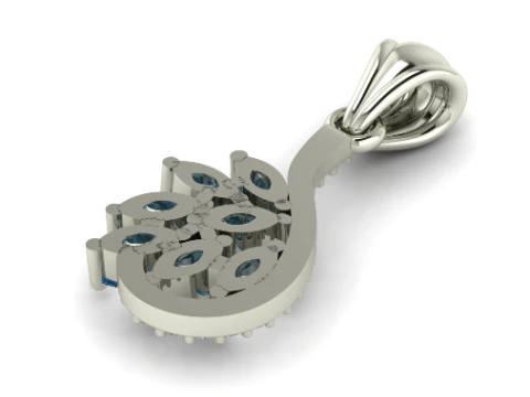688 Pendant 3D Print Model