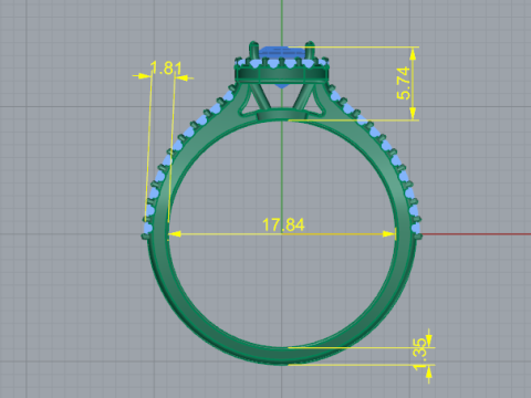 689 Ring 3D-Druckmodell