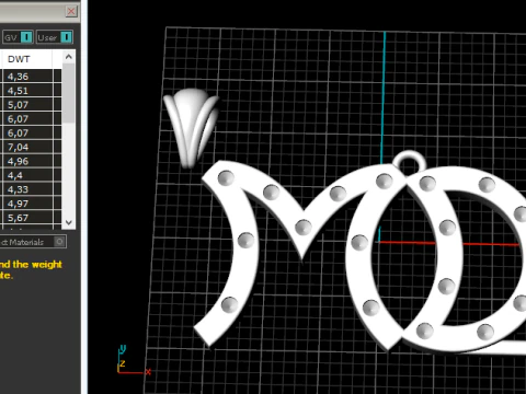 690 Pendant with MD1 inscription 3D Print Model