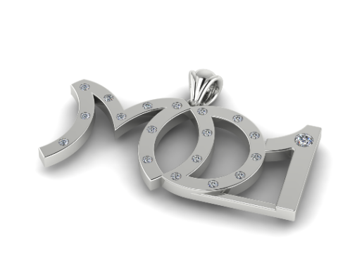690 Pendant with MD1 inscription Modelo de impresión 3D