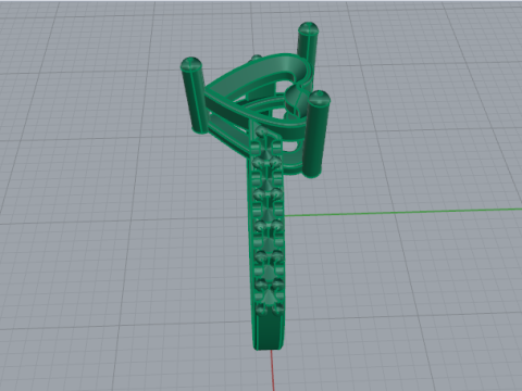 691 Ring heart Modelo de Impressão 3D