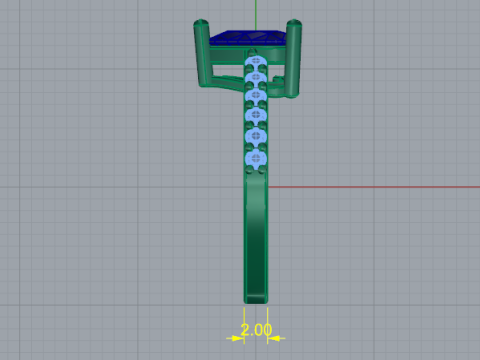 691 Ring heart Modelo de Impressão 3D
