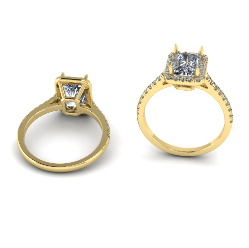 694 Ring 3D Принт Модель .c4d .max .obj .3ds .fbx .stl .blend